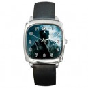 Jason Voorhees Friday The 13th - Silver Tone Square Metal Watch