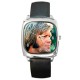 Glen Campbell - Silver Tone Square Metal Watch