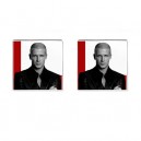 David Beckham - Cufflinks (Square)