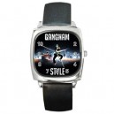 Gangnam Style - Silver Tone Square Metal Watch