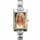 Tulisa contostavlos - Rectangular Italian Charm Watch