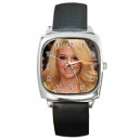 Tulisa contostavlos - Silver Tone Square Metal Watch
