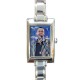 X Factor Christopher Maloney - Rectangular Italian Charm Watch