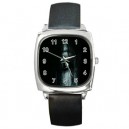 The Grudge - Silver Tone Square Metal Watch