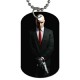 Hitman Agent 47 - Double Sided Dog Tag Necklace