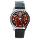 Spiderman - Silver Tone Round Metal Watch