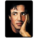 Sylvester Stallone - Large Throw Fleece Blanket 