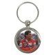 Ayrton Senna - Round Keyring