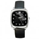 Star Wars Death Star - Silver Tone Square Metal Watch
