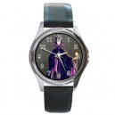 Disney Maleficent - Silver Tone Round Metal Watch