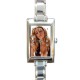 Keeley Hazel - Rectangular Italian Charm Watch
