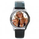 Keeley Hazel - Silver Tone Round Metal Watch