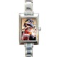 Fernando Alonso - Rectangular Italian Charm Watch