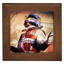 Fernando Alonso - Framed Tile