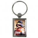 Fernando Alonso - Rectangle Keyring