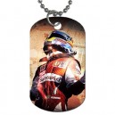 Fernando Alonso - Double Sided Dog Tag Necklace