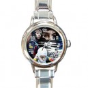 Sebastian Vettel - Round Italian Charm Watch