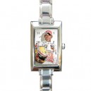 Lewis Hamilton - Rectangular Italian Charm Watch