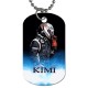Kimi Raikkonen - Double Sided Dog Tag Necklace