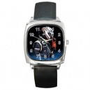 Kimi Raikkonen - Silver Tone Square Metal Watch