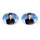 Donny Osmond - Cufflinks (Oval)