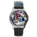 Jenson Button - Silver Tone Round Metal Watch