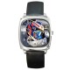 Jenson Button - Silver Tone Square Metal Watch