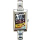 Lewis Hamilton - Rectangular Italian Charm Watch