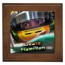 Lewis Hamilton - Framed Tile