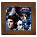 Mark Webber - Framed Tile