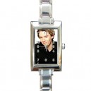 Clay Aiken - Rectangular Italian Charm Watch