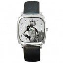 Debbie Harry Blondie - Silver Tone Square Metal Watch
