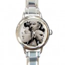 The Script Danny O'Donoghue - Round Italian Charm Watch