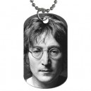 John Lennon - Double Sided Dog Tag Necklace