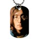 John Lennon - Double Sided Dog Tag Necklace