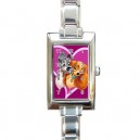 Disney Lady And The Tramp - Rectangular Italian Charm Watch