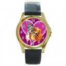 Disney Lady And The Tramp - Gold Tone Metal Watch