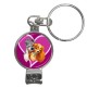 Disney Lady And The Tramp - Nail Clippers Keyring