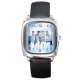 JLS - Silver Tone Square Metal Watch