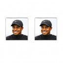 Tiger Woods - Cufflinks (Square)