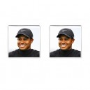Tiger Woods - Cufflinks (Square)