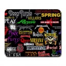 Rock Bands Collage - Large Mousemat