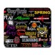 Rock Bands Collage - Large Mousemat