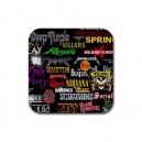 Rock Bands Collage - Set Of 4 Coasters