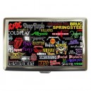Rock Bands Collage - Cigarette Money Case 
