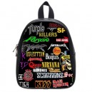 Rock Bands Collage - School Bag (Small)
