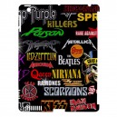 Rock Bands Collage - Apple iPad 3/4 Case (Fully Compatible with Smart Cover)