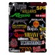 Rock Bands Collage - Apple iPad 3/4 Case (Fully Compatible with Smart Cover)
