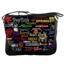 Rock Bands Collage - Messenger Bag