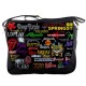 Rock Bands Collage - Messenger Bag